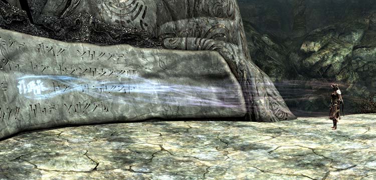 Skyrim Panorama first dragon word